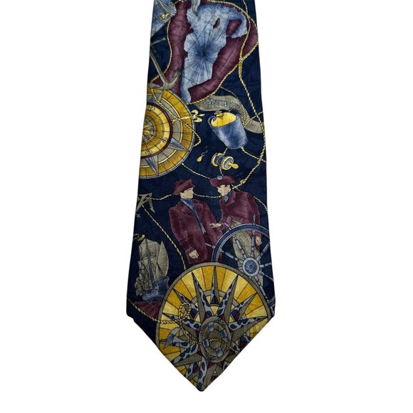 American Film Classics Tie Mutiny On The Bounty 1993 Nautical Necktie - Picture 2 of 7